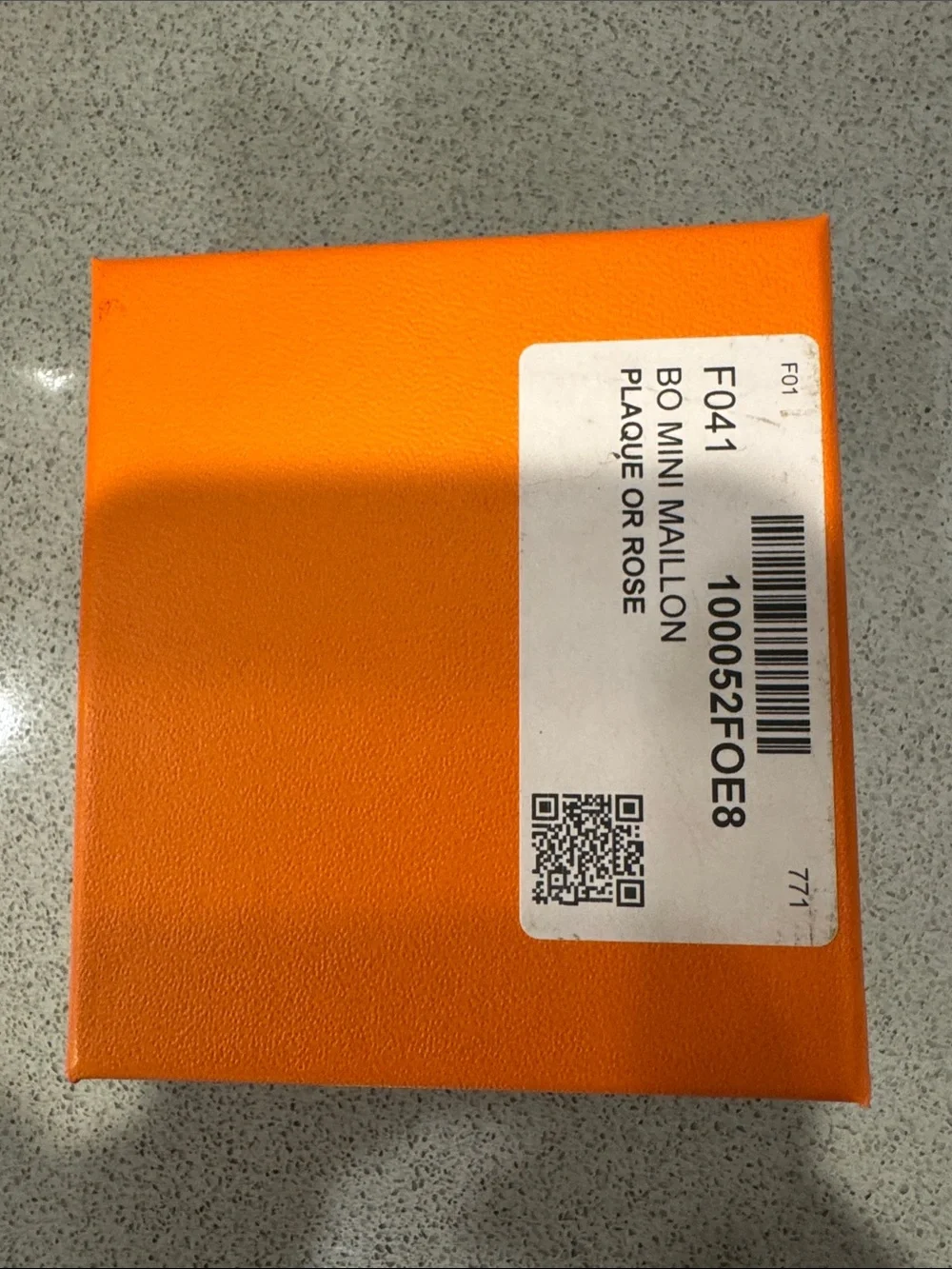HERMES Small Box For Jewelry Bag Charms Key Fob Key Chains Empty Box Like New